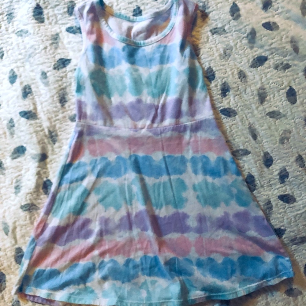 Girls dress tie dye